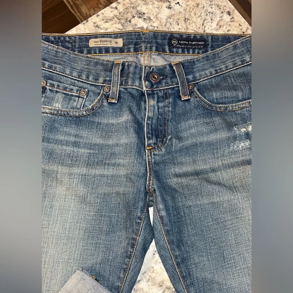 Ag Adriano Goldschmied Jeans The Tomboy Womens Size 27R - Picture 2 of 7
